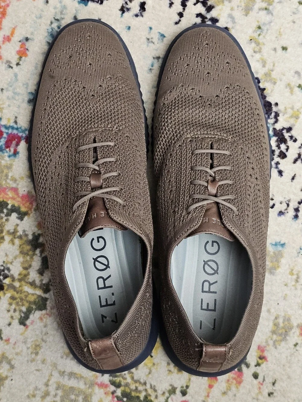 Cole Haan 2.ZEROGRAND Stitchlite Knit Sneakers Men’s 13M Wingtip Oxford Shoes I